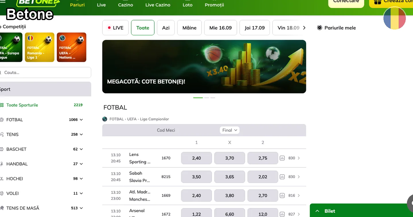 welcome bonus – Betone: cum activezi Betone bonus fara depunere: